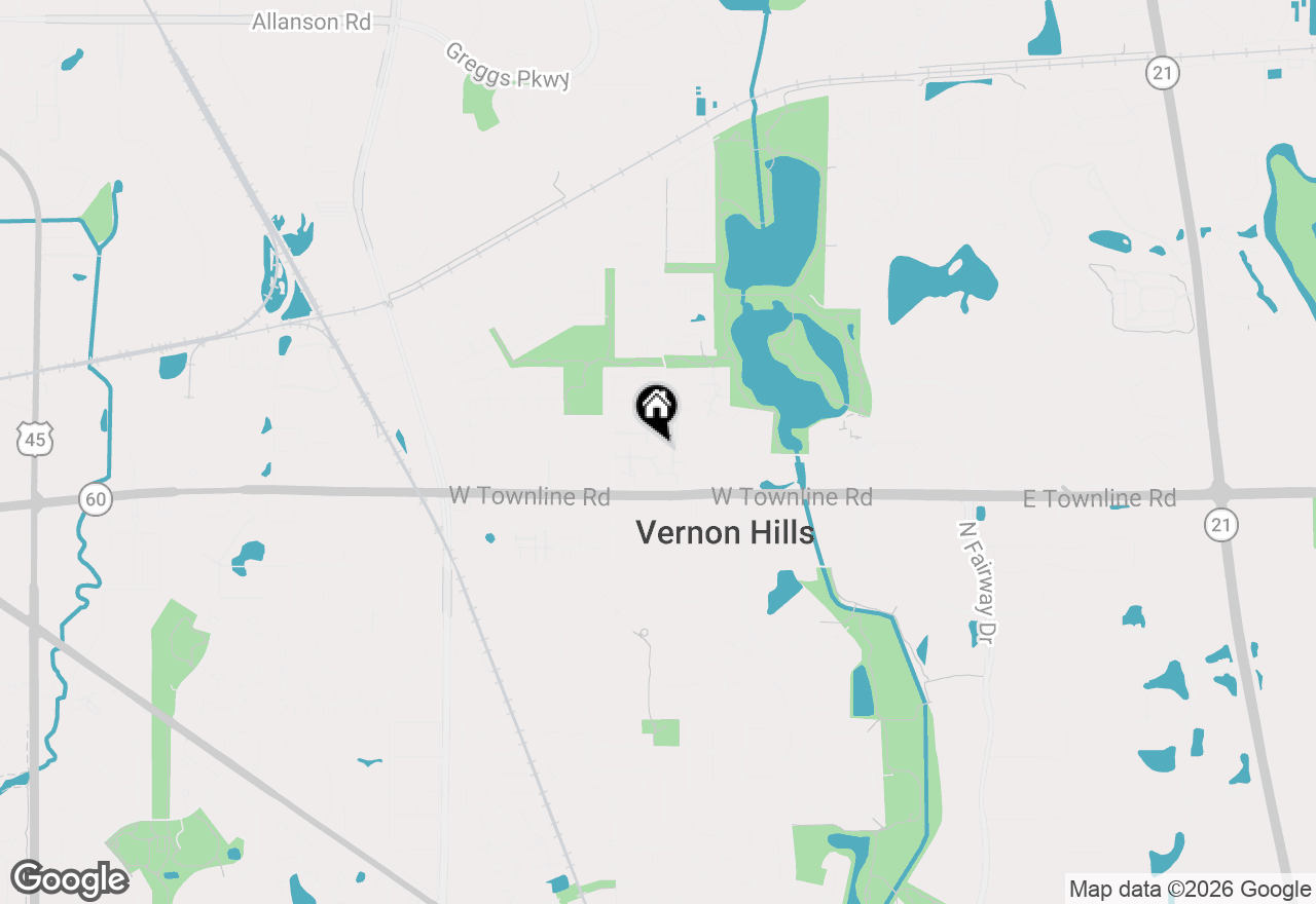 Map of 130 Windsor Drive, Vernon Hills, IL 60061