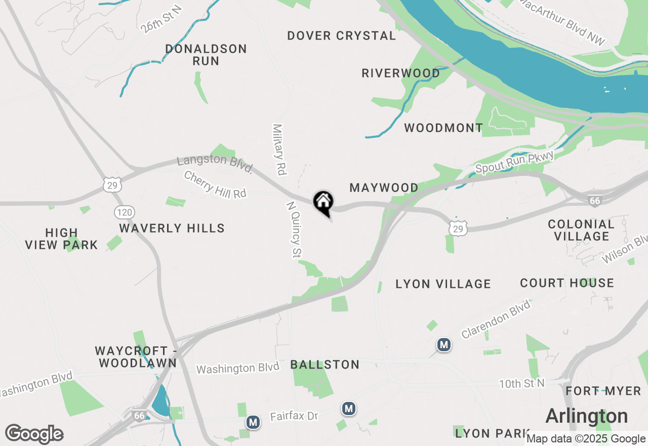 Map of 2008 N Nelson Street, Arlington, VA 22207