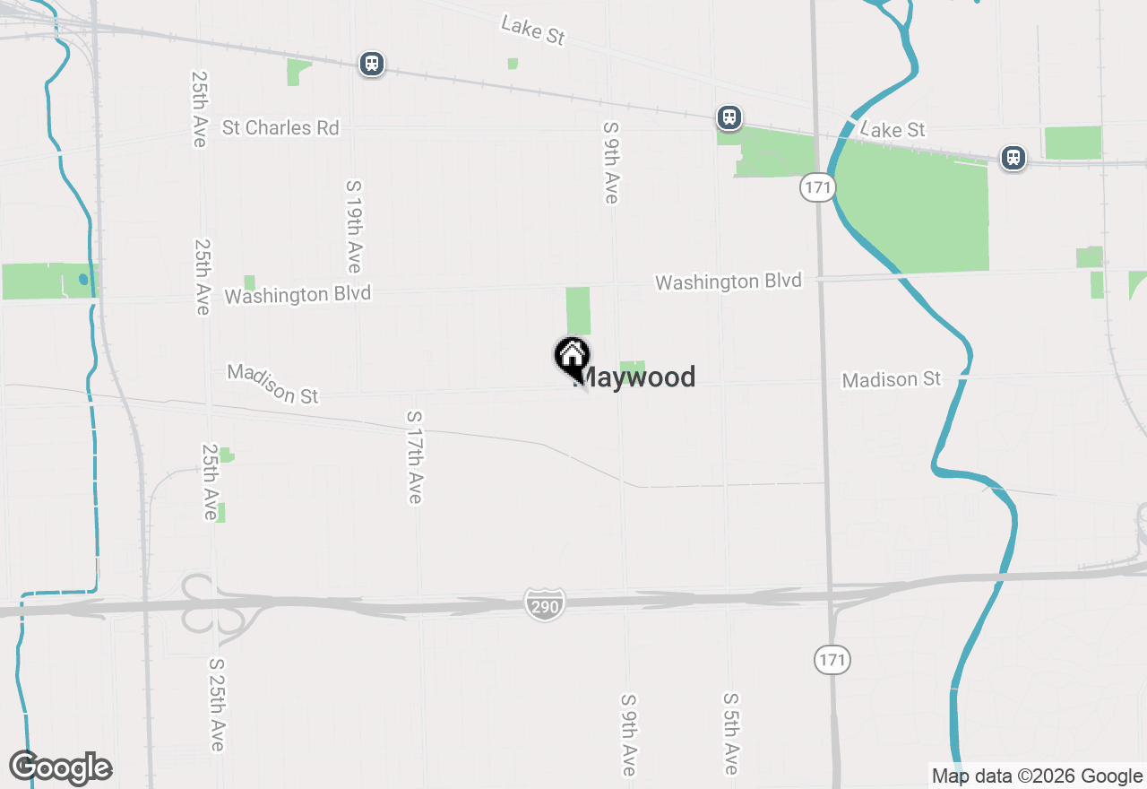 Map of 1018 Madison Street, Maywood, IL 60153