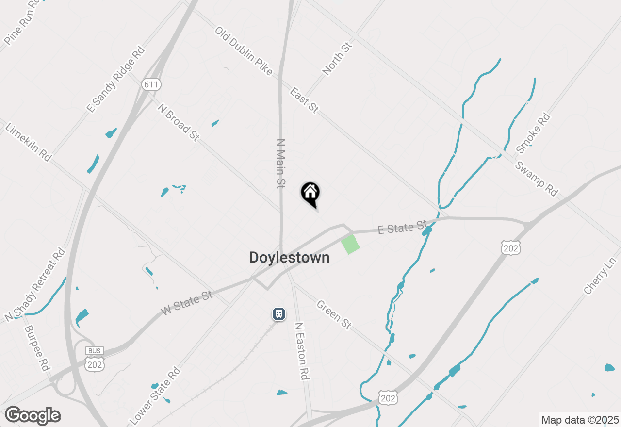 Map of 130 E Court Street, Doylestown, PA 18901