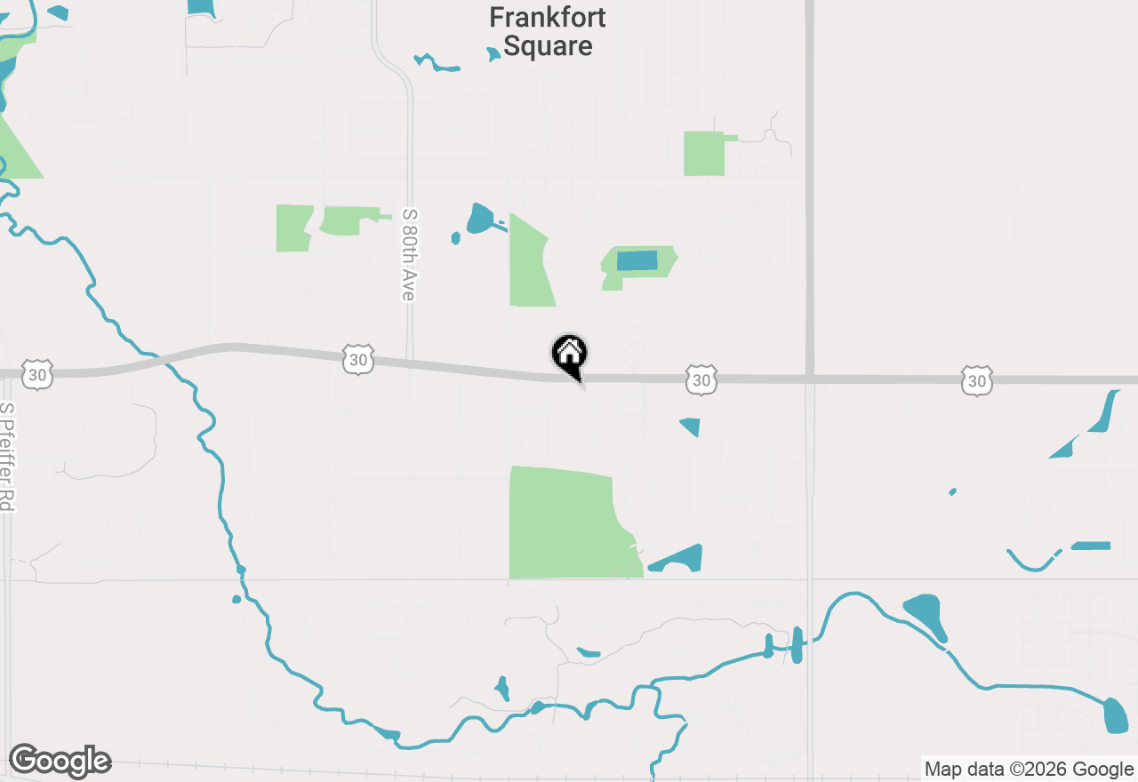 Map of 7676 Thistlewood Lane, Frankfort, IL 60423