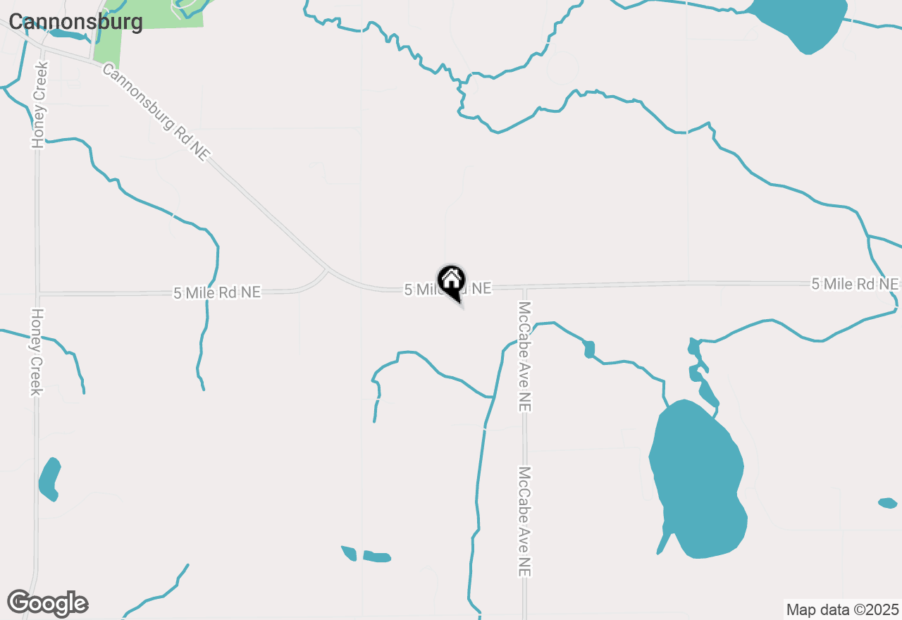 Map of 9020 5 Mile Road Ne, Ada, MI 49301