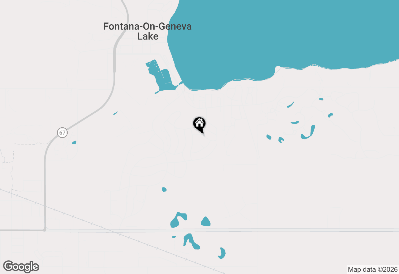 Map of 435 Forest Dr, Fontana, WI 53125