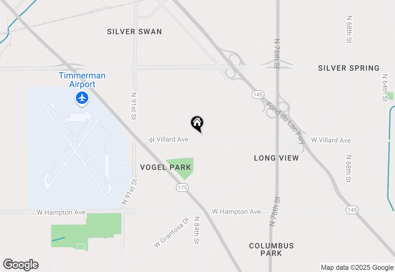 Map of 8432 W Villard Ave #H, Milwaukee, WI 53225