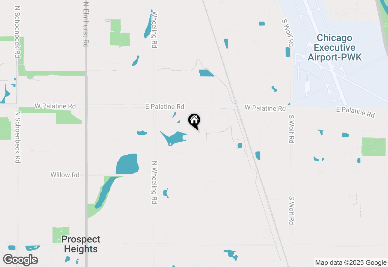 Map of 1776 Sienna Court, Wheeling, IL 60090