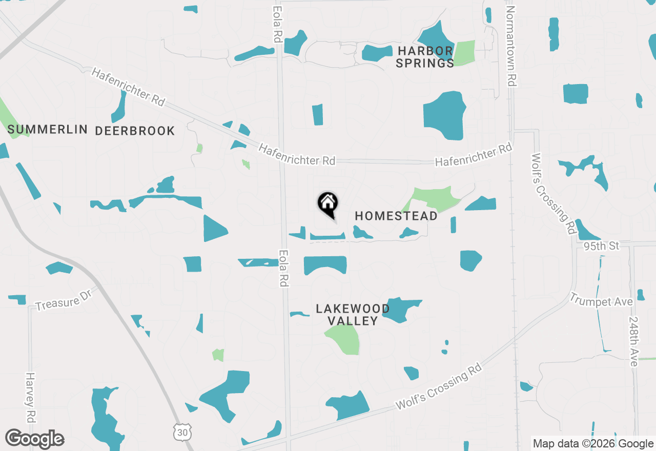 Map of 2327 Georgetown Circle, Aurora, IL 60503