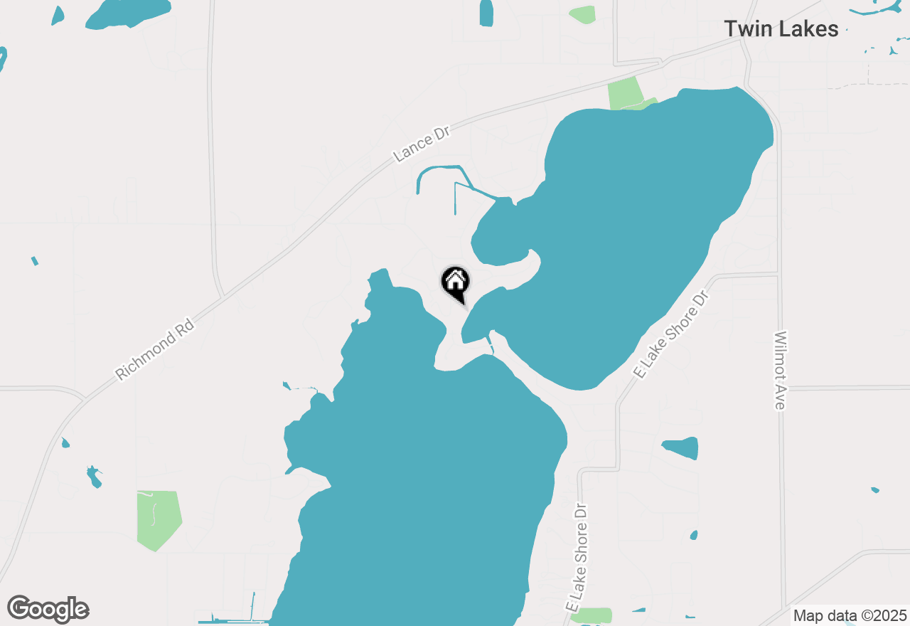 Map of 473 Waldeck Drive, Twin Lakes, WI 53181