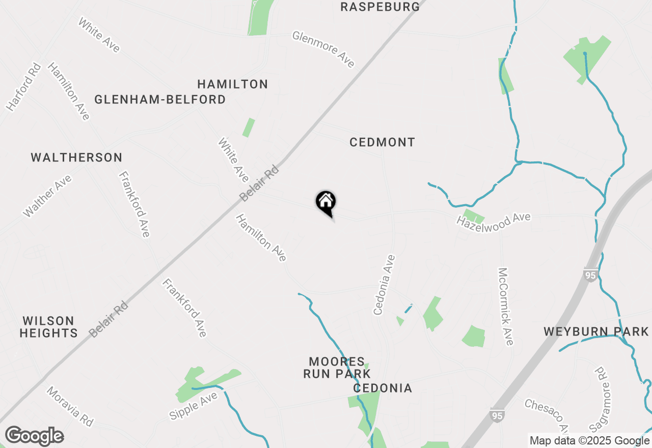 Map of 4510 Bayonne Avenue, Baltimore, MD 21206