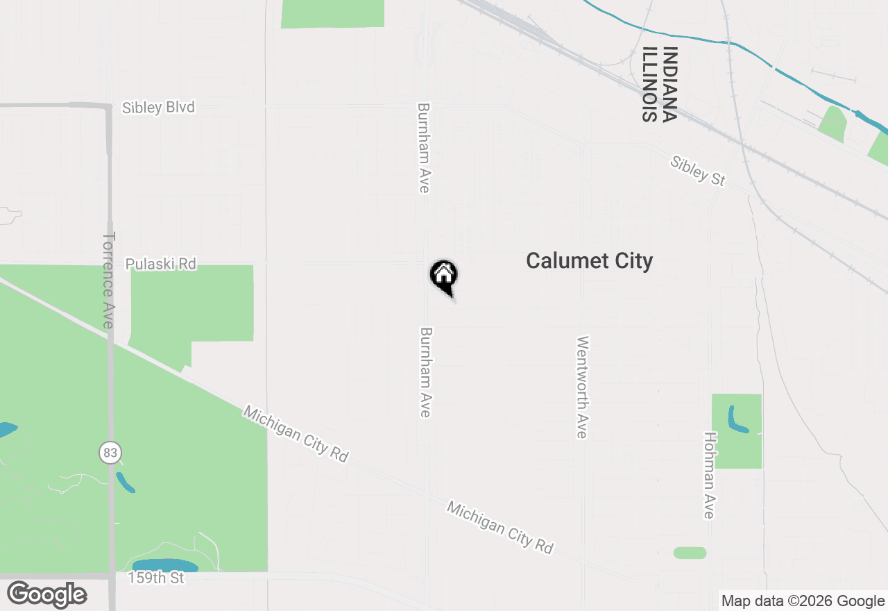 Map of 527 155th Place, Calumet City, IL 60409