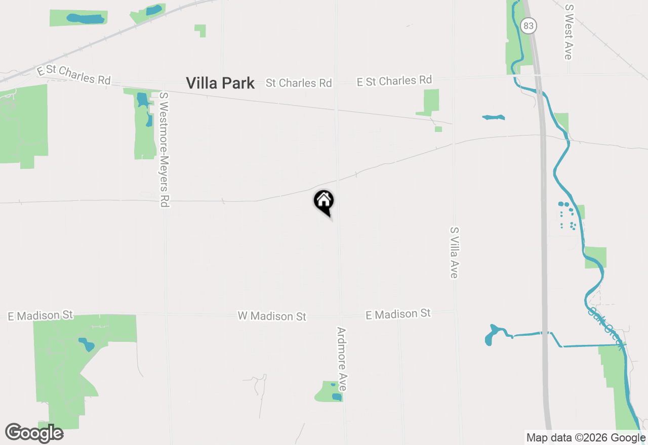 Map of 441 S Princeton Avenue, Villa Park, IL 60181