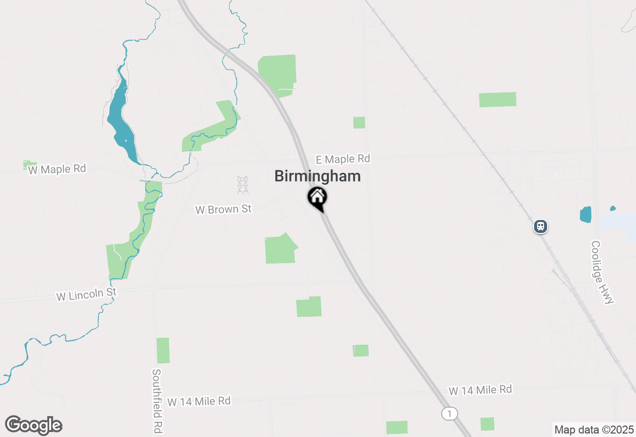 Map of 555 S Old Woodward Avenue #907, Birmingham, MI 48009