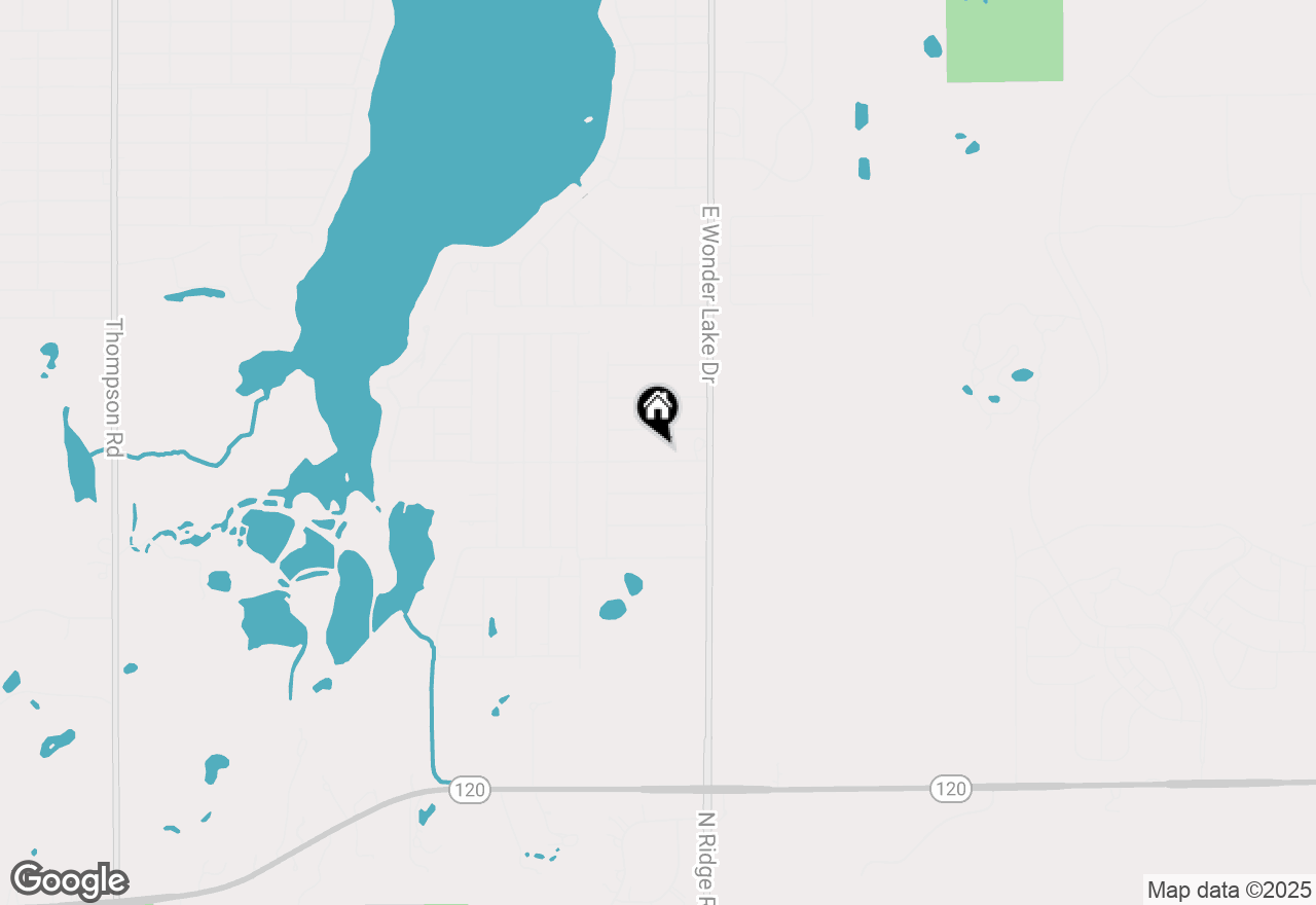 Map of 7702 Wonder View Drive, Wonder Lake, IL 60097