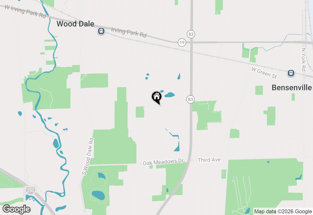 Map of 389 Preserve Lane, Wood Dale, IL 60191