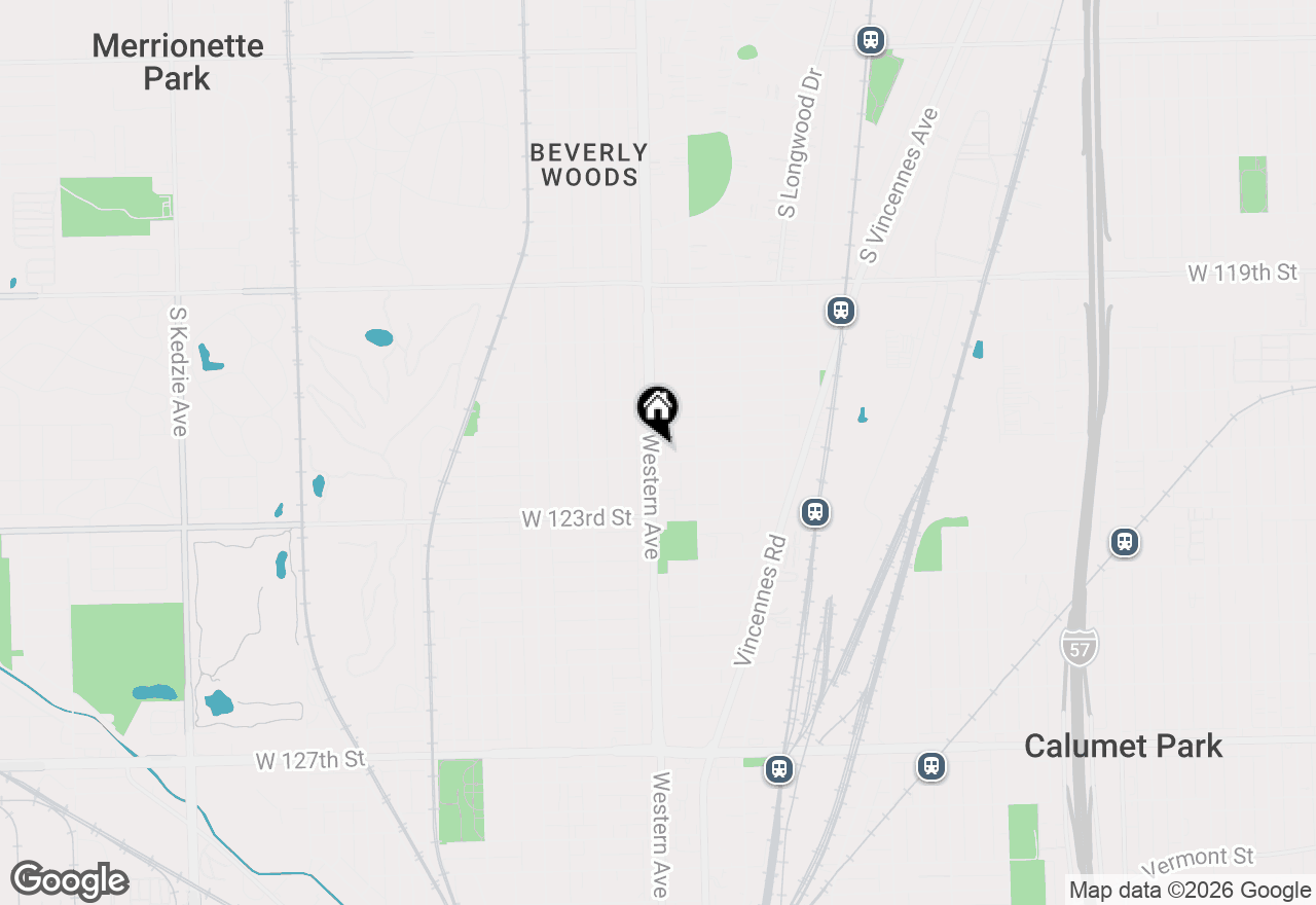 Map of 12151 S Western Avenue #3, Blue Island, IL 60406
