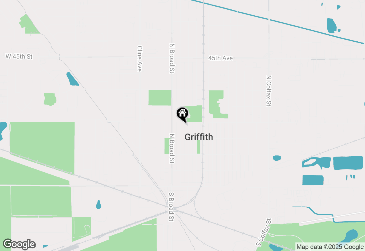 Map of 439 N Lafayette Street, Griffith, IN 46319