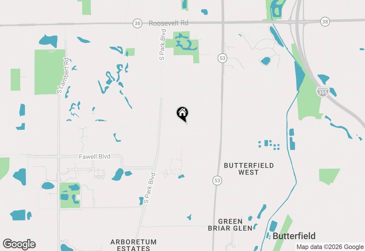 Map of 680 Glen Haven Lane, Glen Ellyn, IL 60137