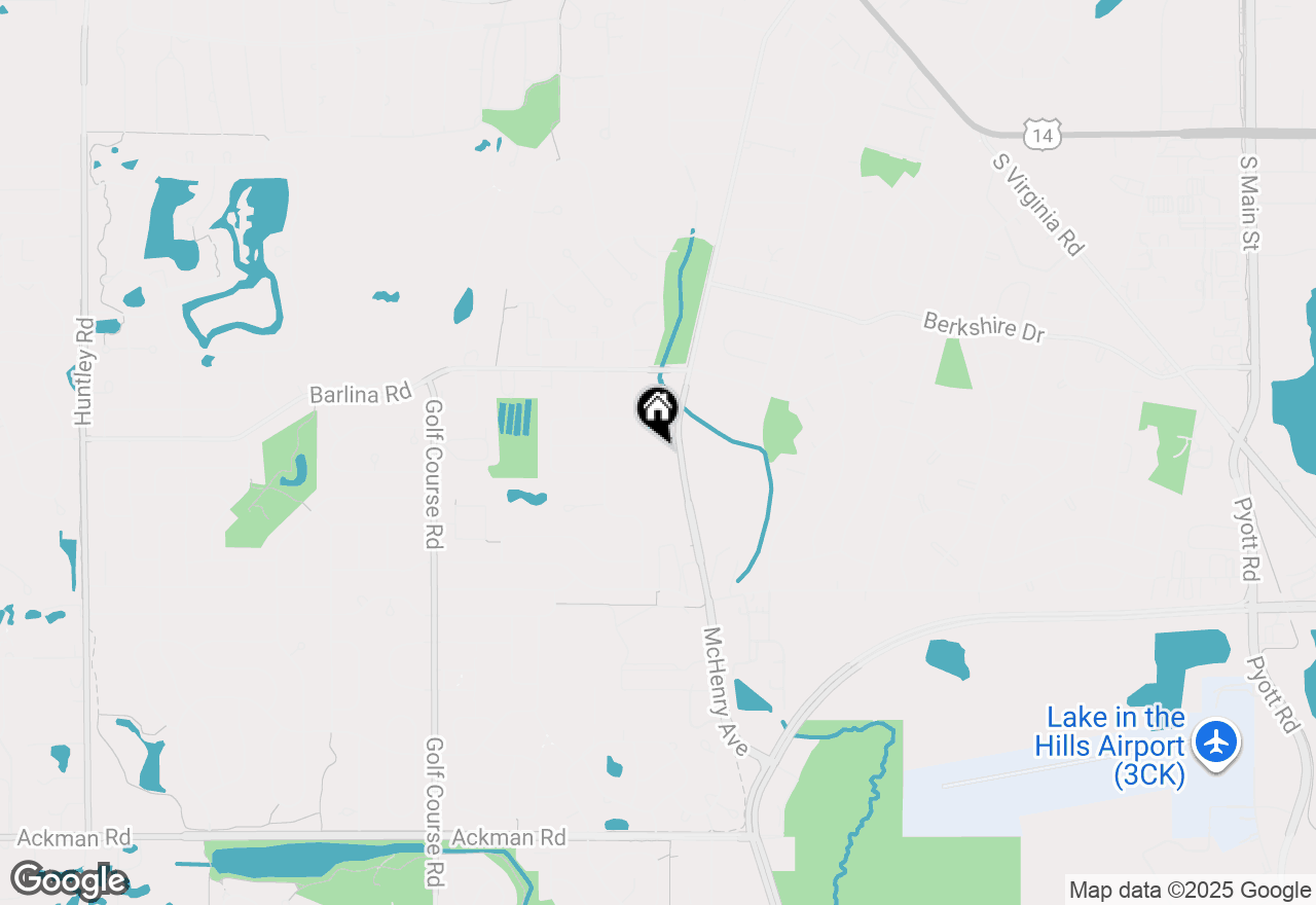 Map of 539 Monterey Drive, Crystal Lake, IL 60014
