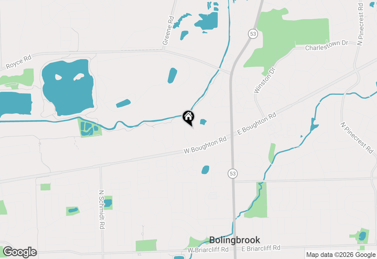 Map of 473 Delaware Circle, Bolingbrook, IL 60440