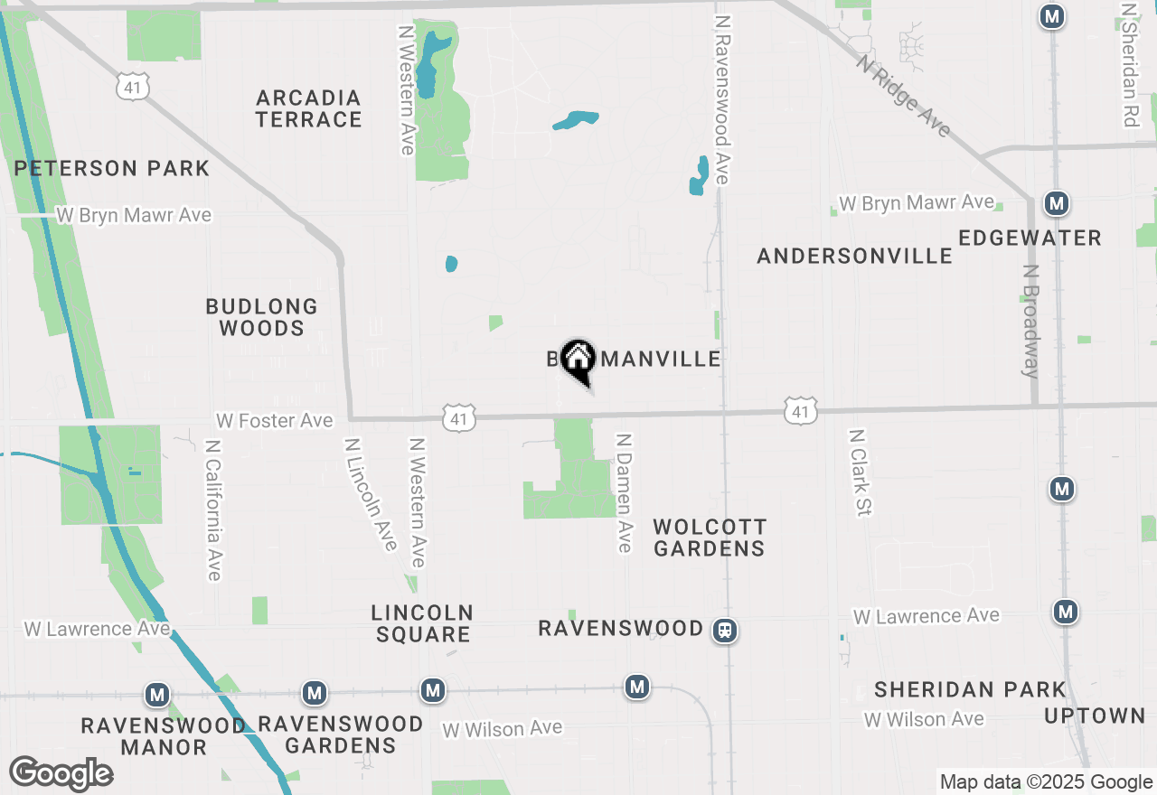 Map of 2055 W Farragut Avenue #G, Chicago, IL 60625