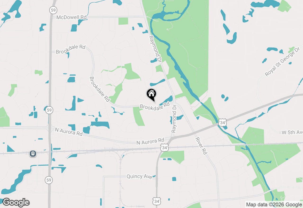Map of 804 Manchester Street, Naperville, IL 60563