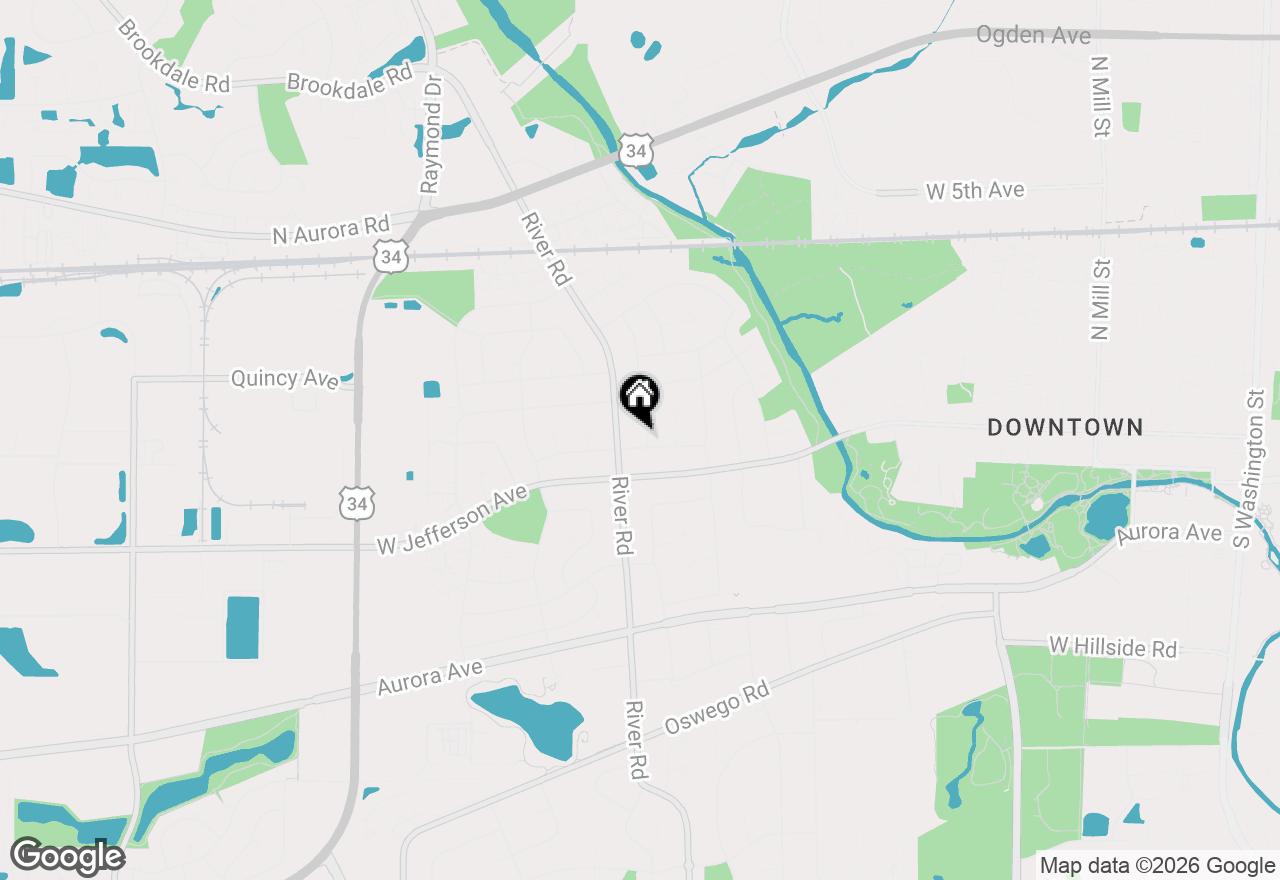 Map of 105 Fresno Court, Naperville, IL 60540
