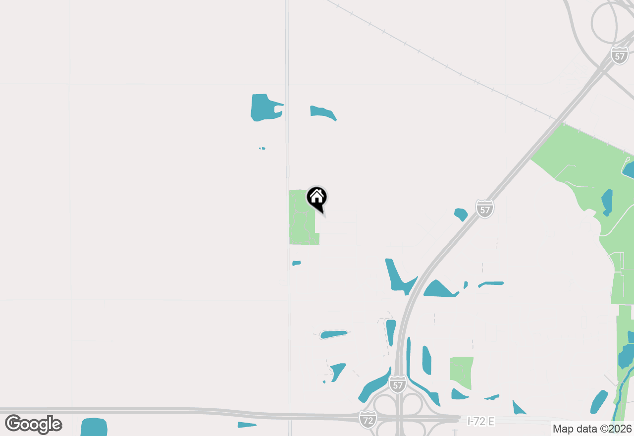 Map of 1617 Peppermill Lane, Champaign, IL 61822