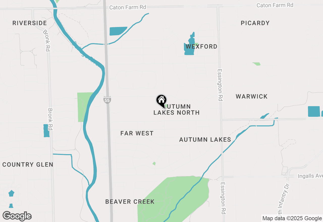 Map of 1617 Addleman Street, Joliet, IL 60431