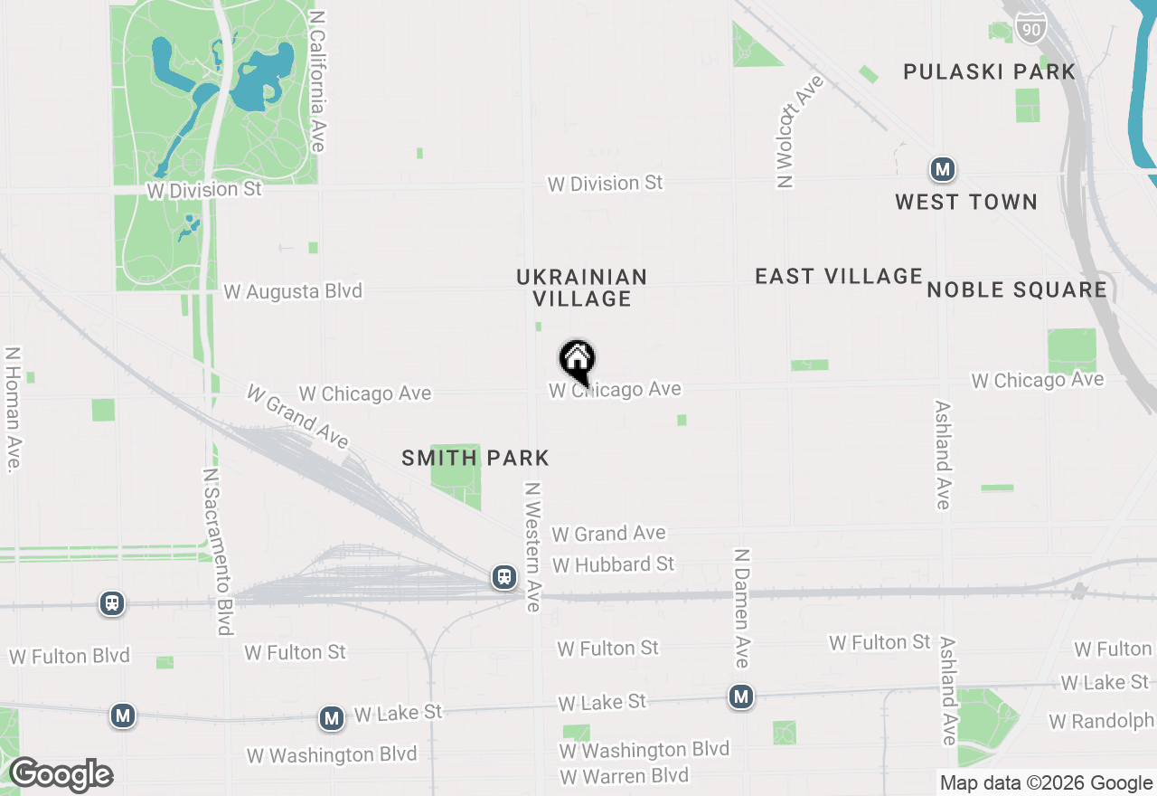 Map of 2303 W Chicago Avenue #1, Chicago, IL 60622