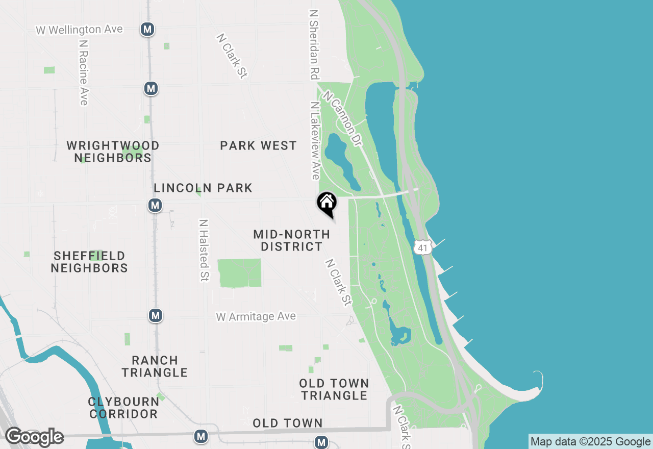 Map of 2300 N Commonwealth Avenue #4E, Chicago, IL 60614