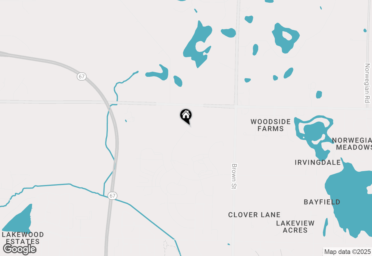 Map of 1388 Periwinkle Pass, Oconomowoc, WI 53066