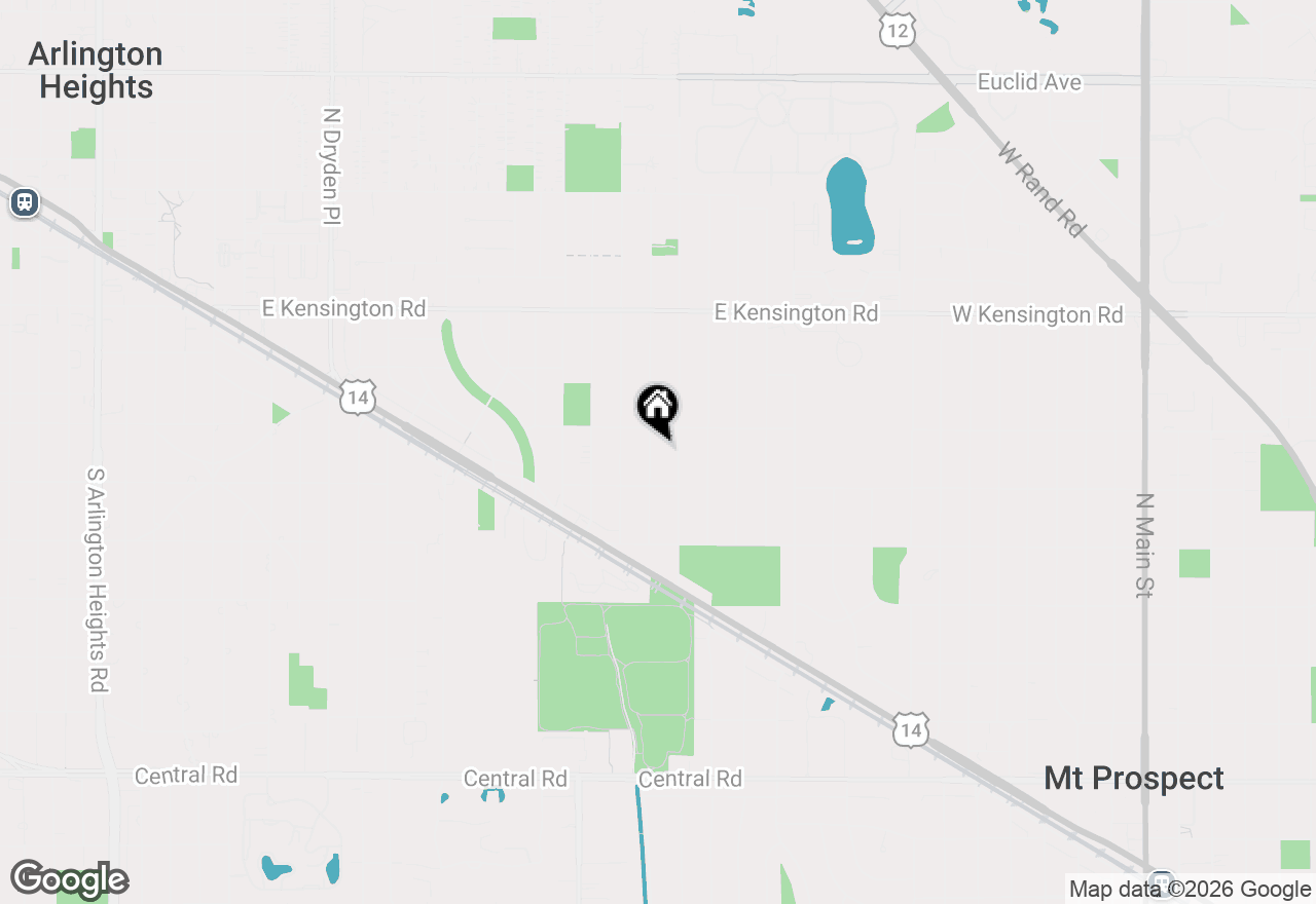 Map of 419 S Phelps Avenue, Arlington Heights, IL 60004