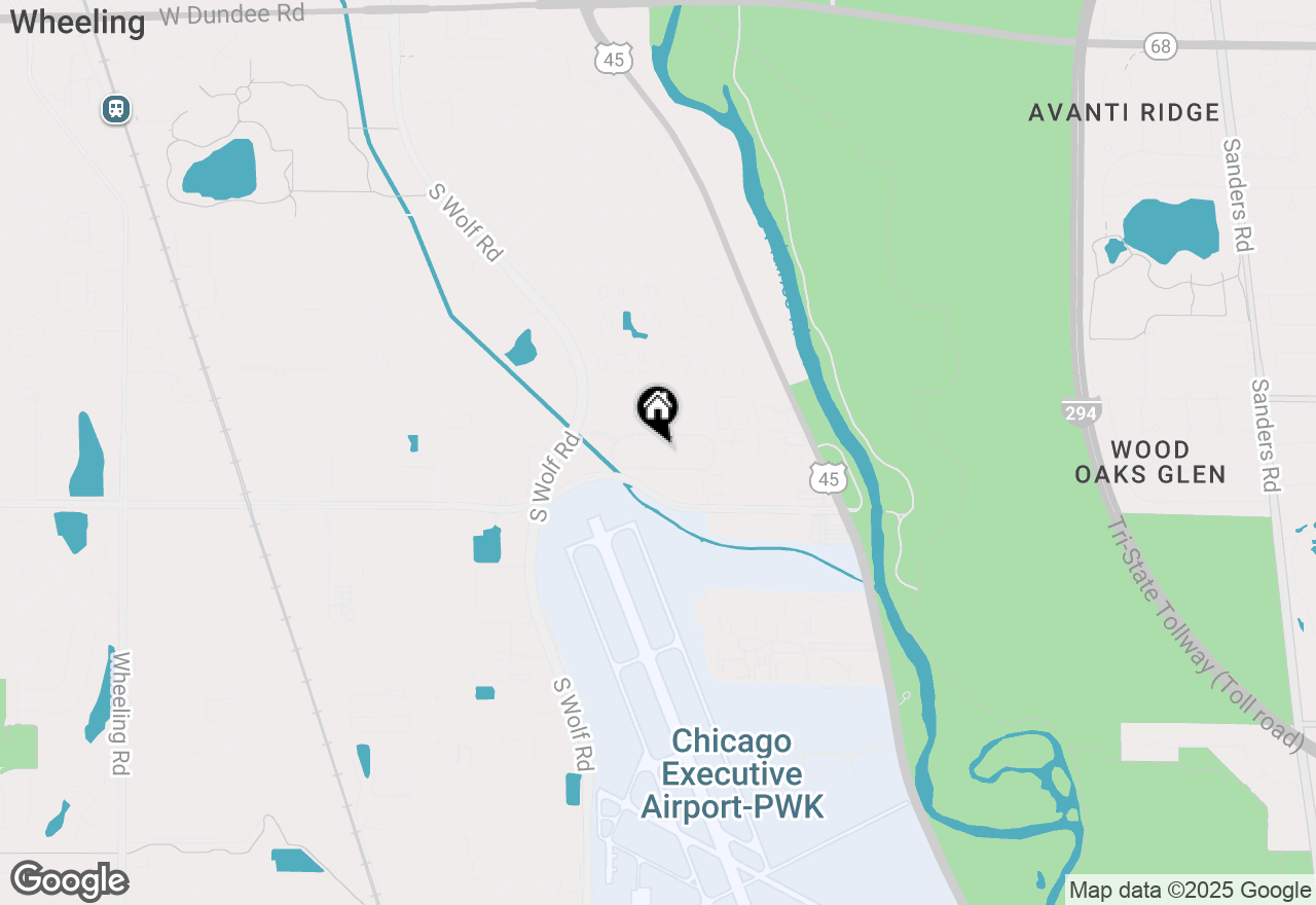 Map of 375 Plum Creek Drive #503, Wheeling, IL 60090