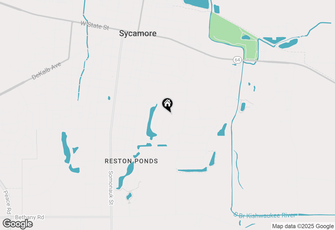 Map of 924 Juniper Drive, Sycamore, IL 60178