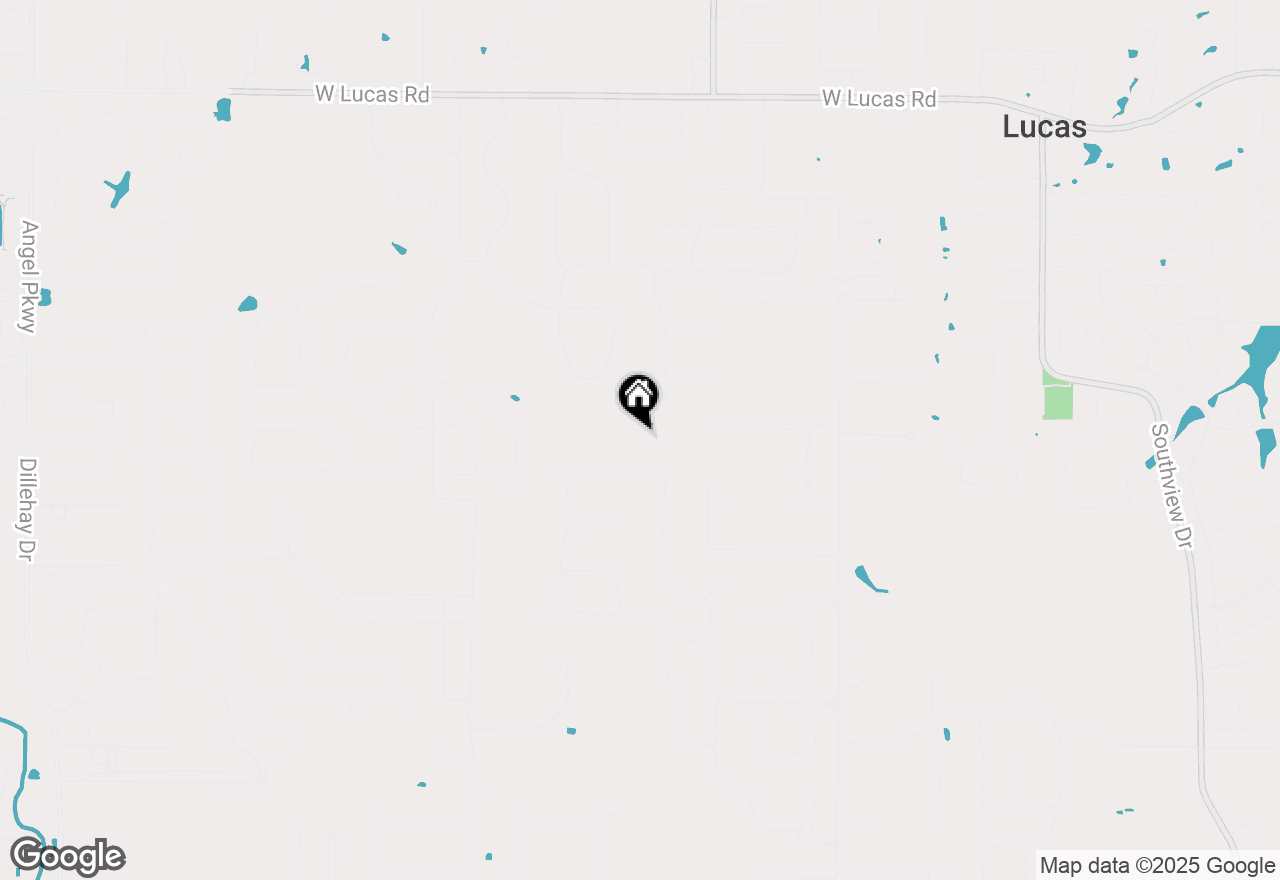 Map of 809 Inverness Lane, Lucas, TX 75002