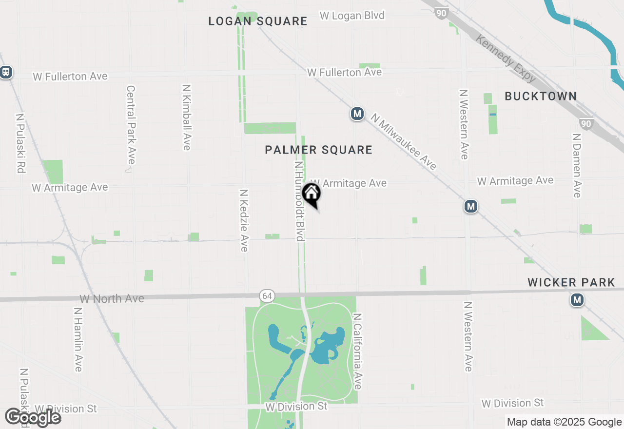 Map of 2947 W Cortland Street #1R, Chicago, IL 60647