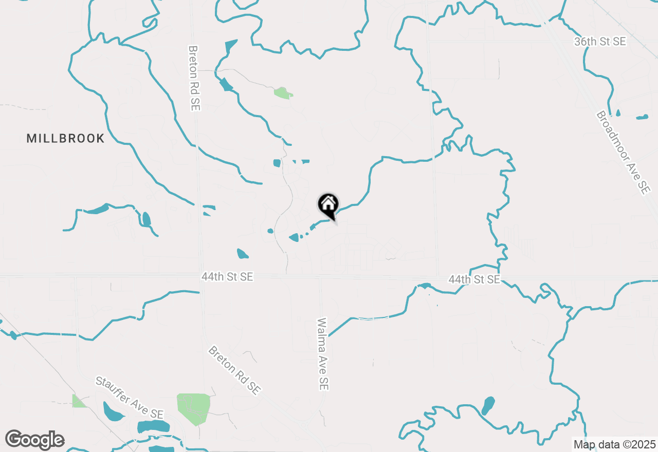 Map of 2811 W Cobblestone Court Se #9, Kentwood, MI 49512