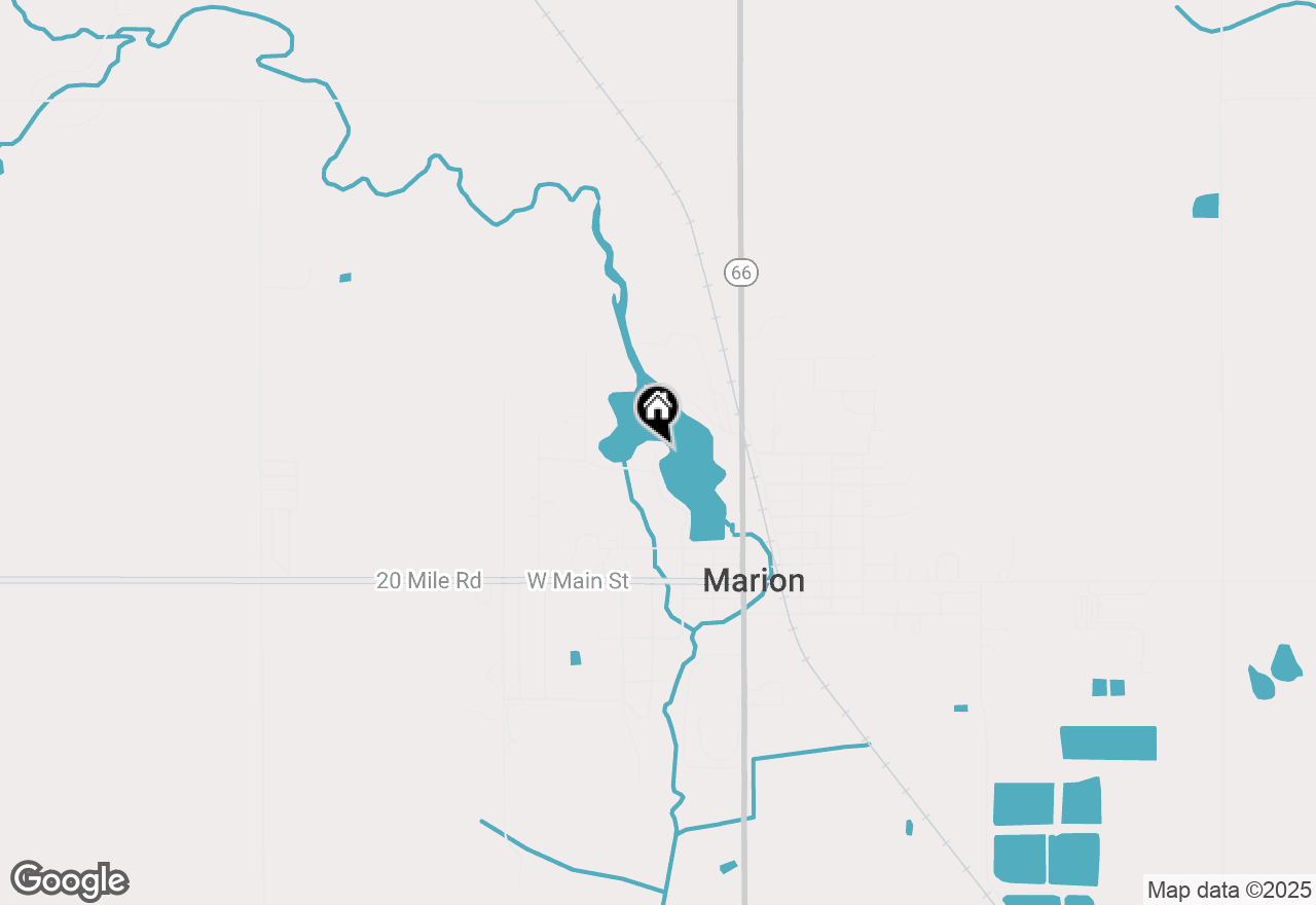 Map of 408 Lakeshore Drive, Marion, MI 49665