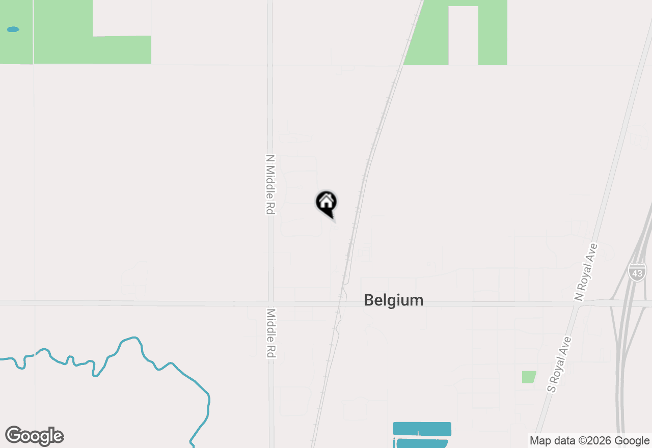 Map of 238 E Redding Cir, Belgium, WI 53004