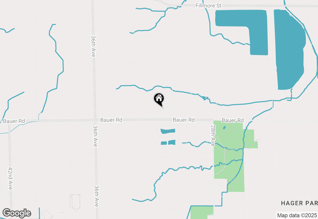 Map of 8474 Twin Lakes Drive, Jenison, MI 49428