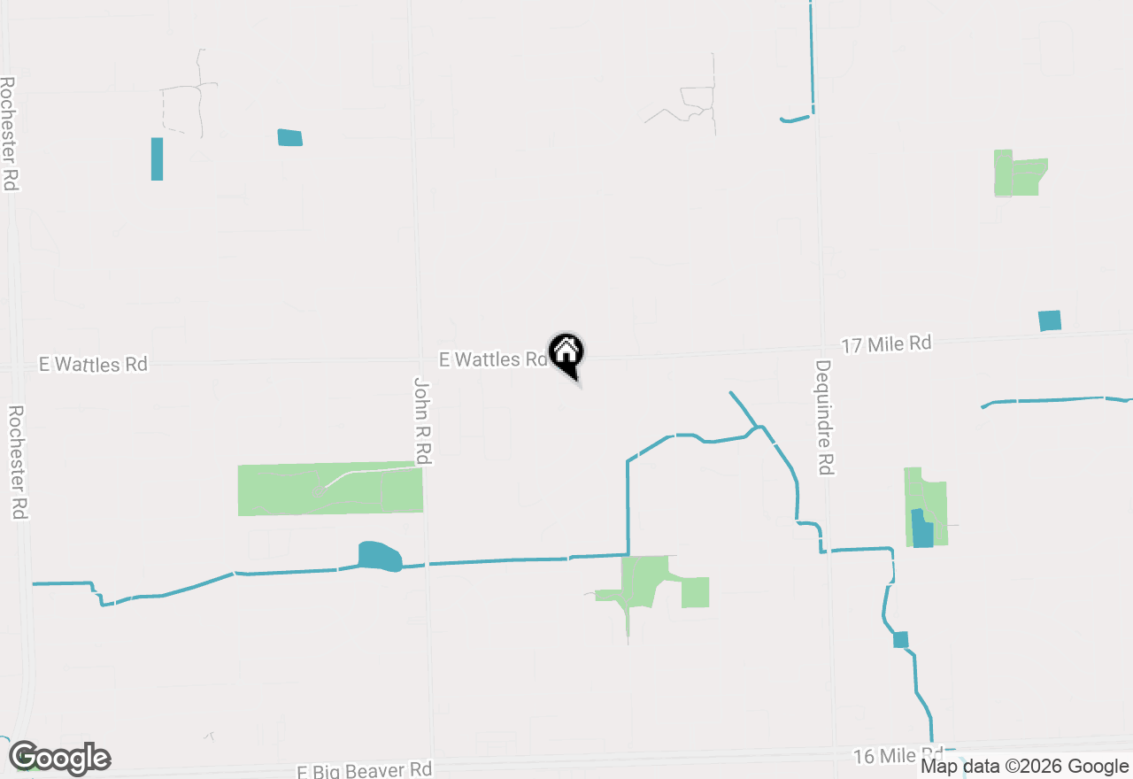 Map of 3896 Gate Drive, Troy, MI 48083