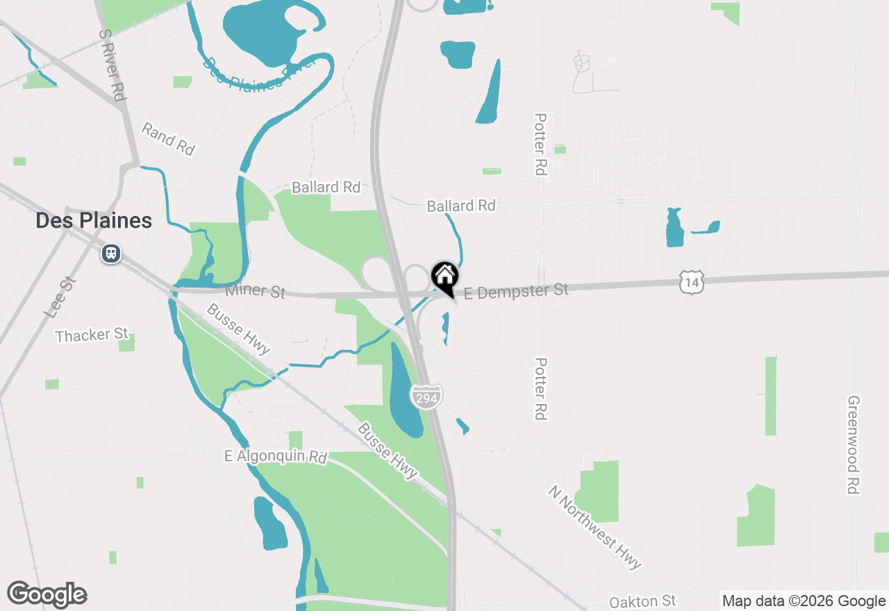 Map of 1731 Pavilion Way #405, Park Ridge, IL 60068