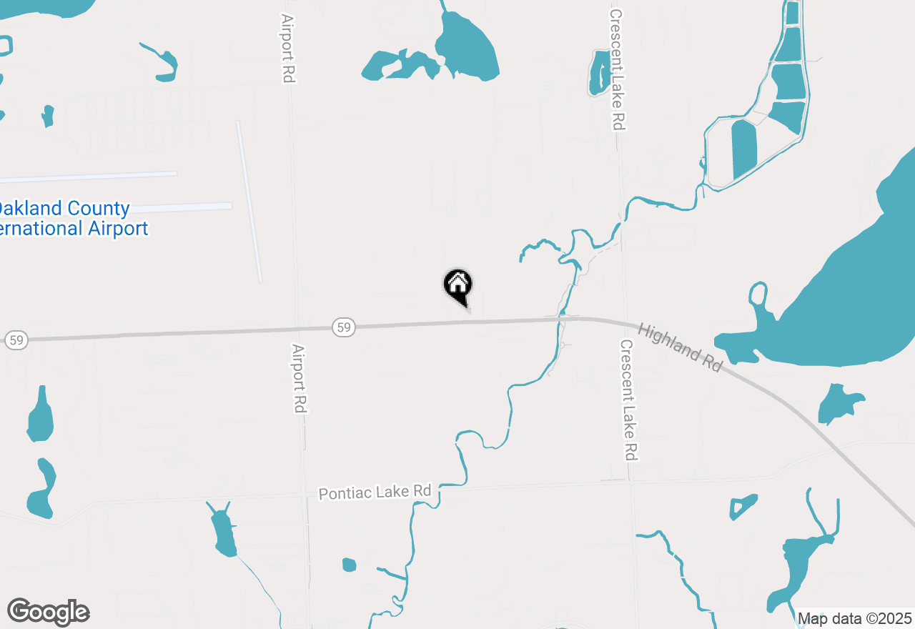 Map of 5420 Highland Road, Waterford, MI 48327