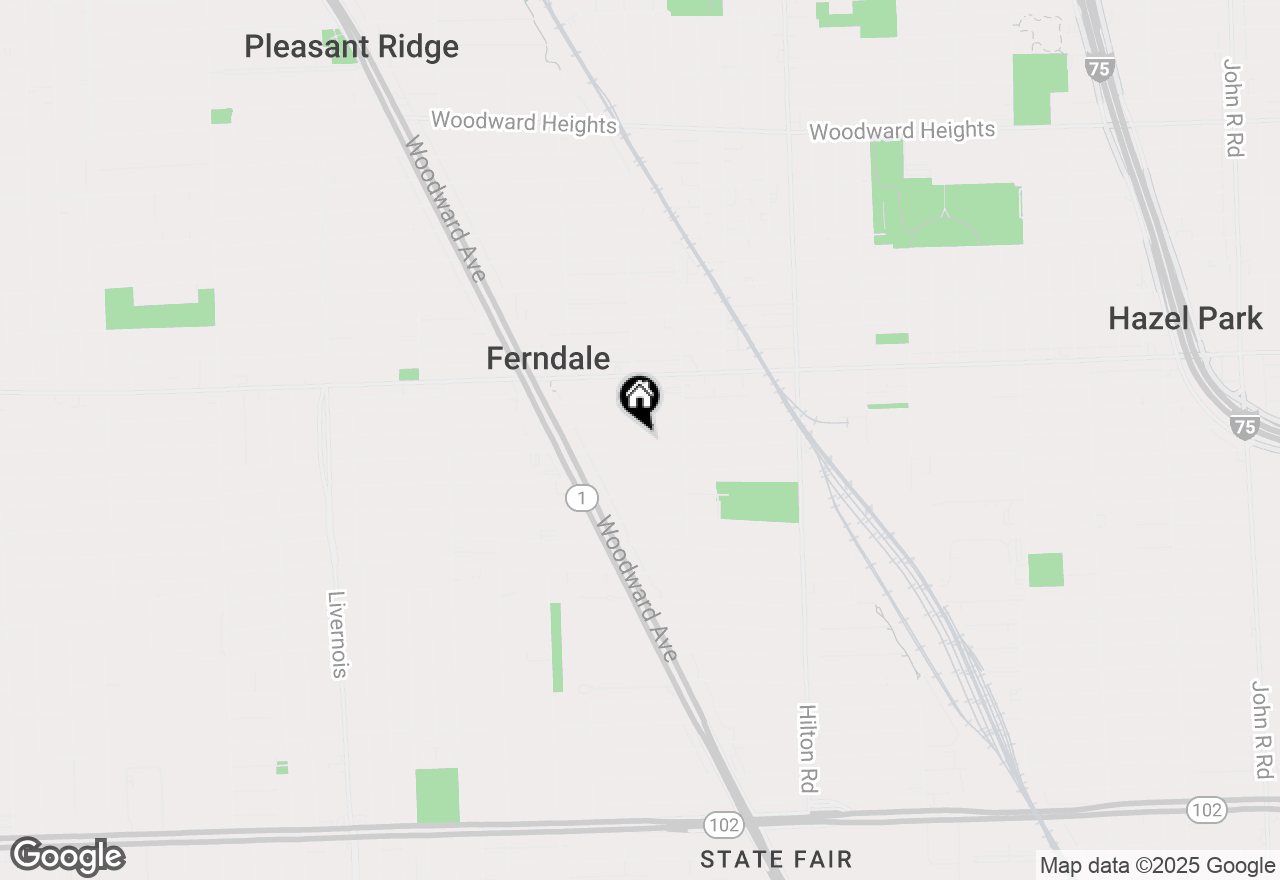 Map of 267 Ardmore Drive, Ferndale, MI 48220