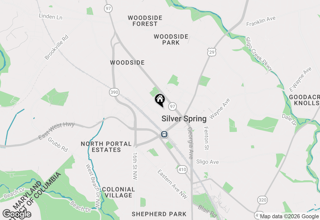 Map of 1320 Fenwick Lane #6, Silver Spring, MD 20910