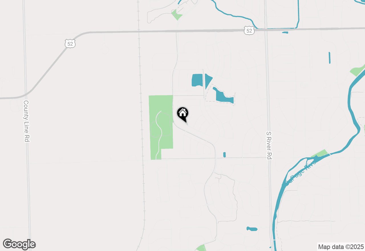 Map of 711 Pleasant Drive, Shorewood, IL 60404