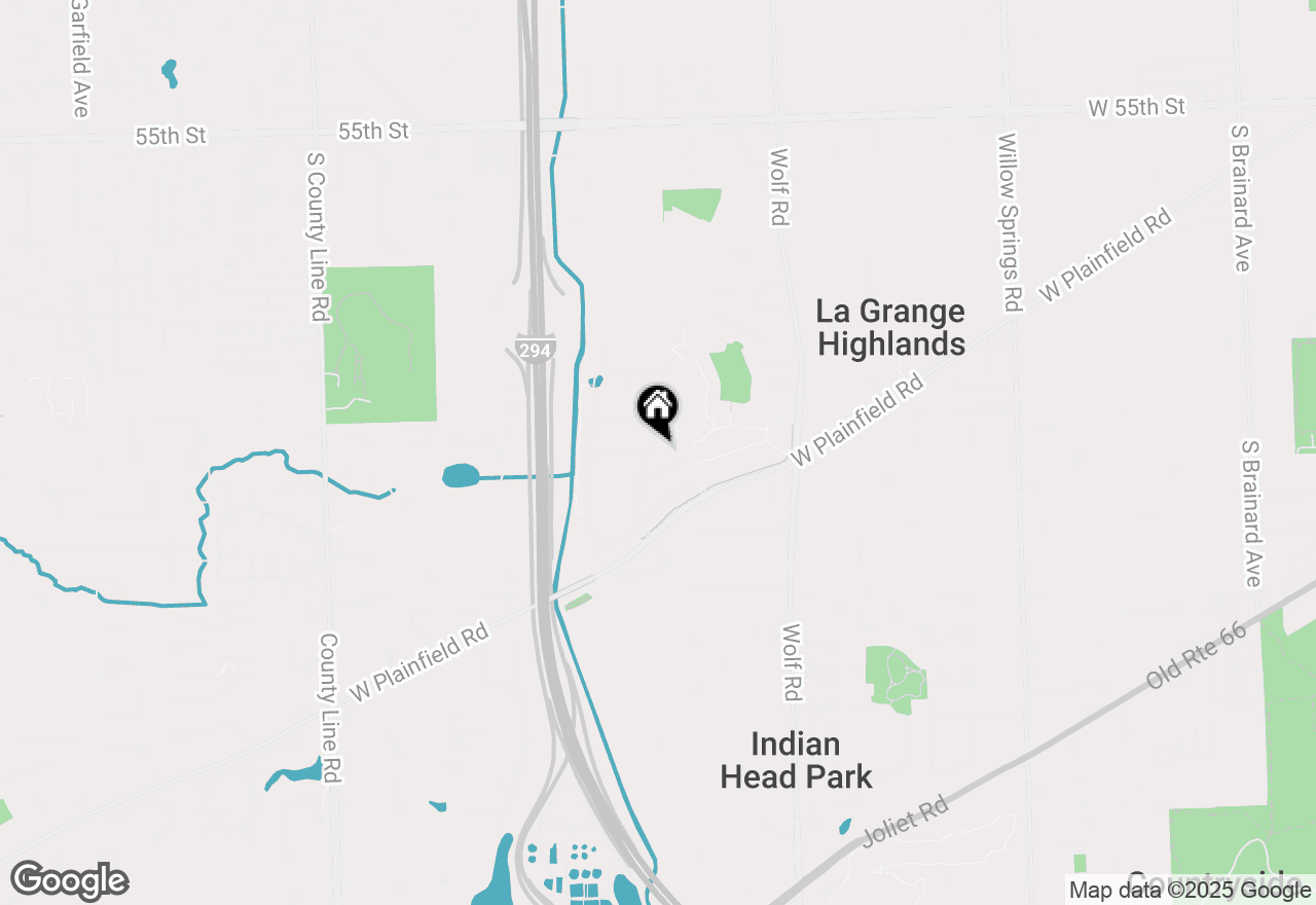 Map of 6005 Burr Oak Drive, Western Springs, IL 60558