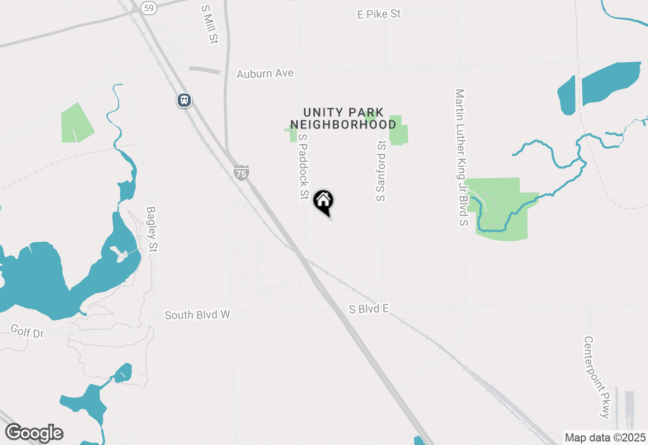 Map of 200 Prospect Street, Pontiac, MI 48341