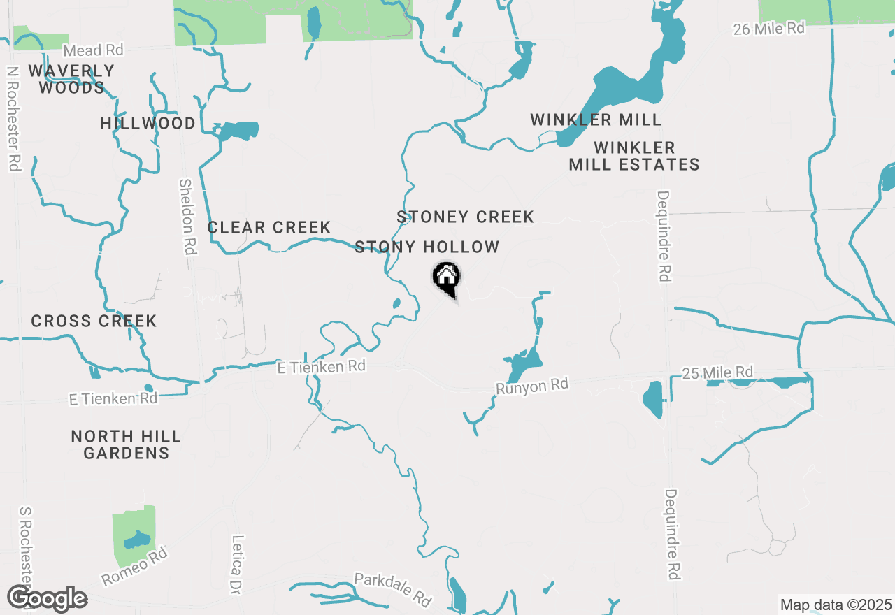 Map of 1266 Washington Road, Rochester, MI 48306