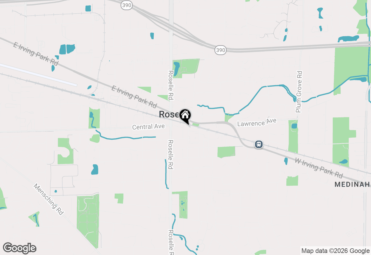 Map of 14 S Prospect Street #401, Roselle, IL 60172