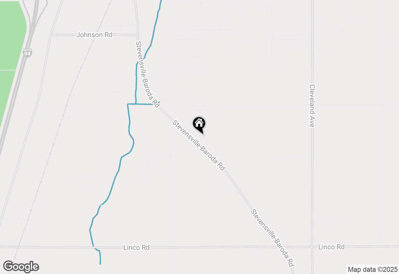 Map of 6691 Stevensville Baroda Road, Stevensville, MI 49127